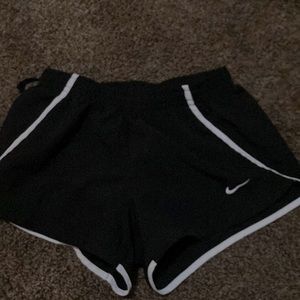 Black nike athletic shorts